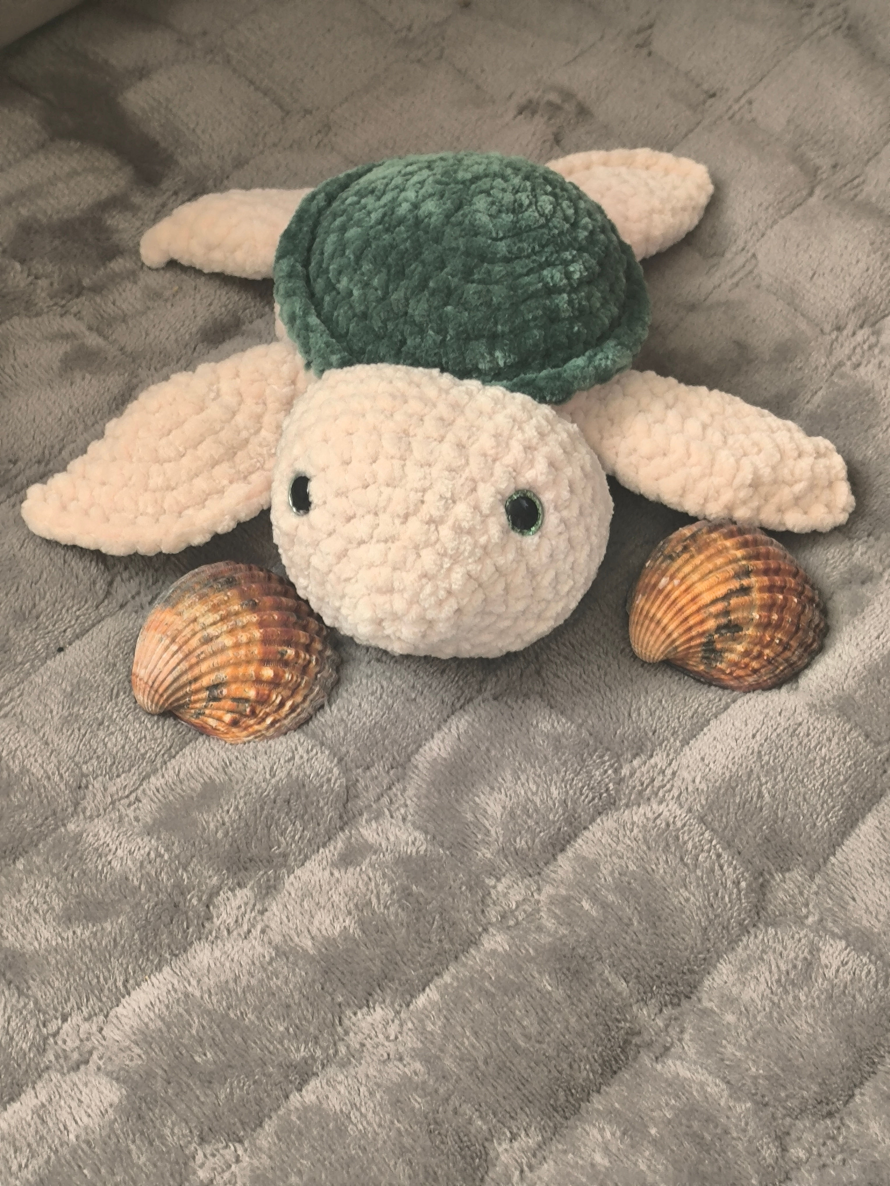 Ernő a teknős – horgolt amigurumi figura gyerekeknek