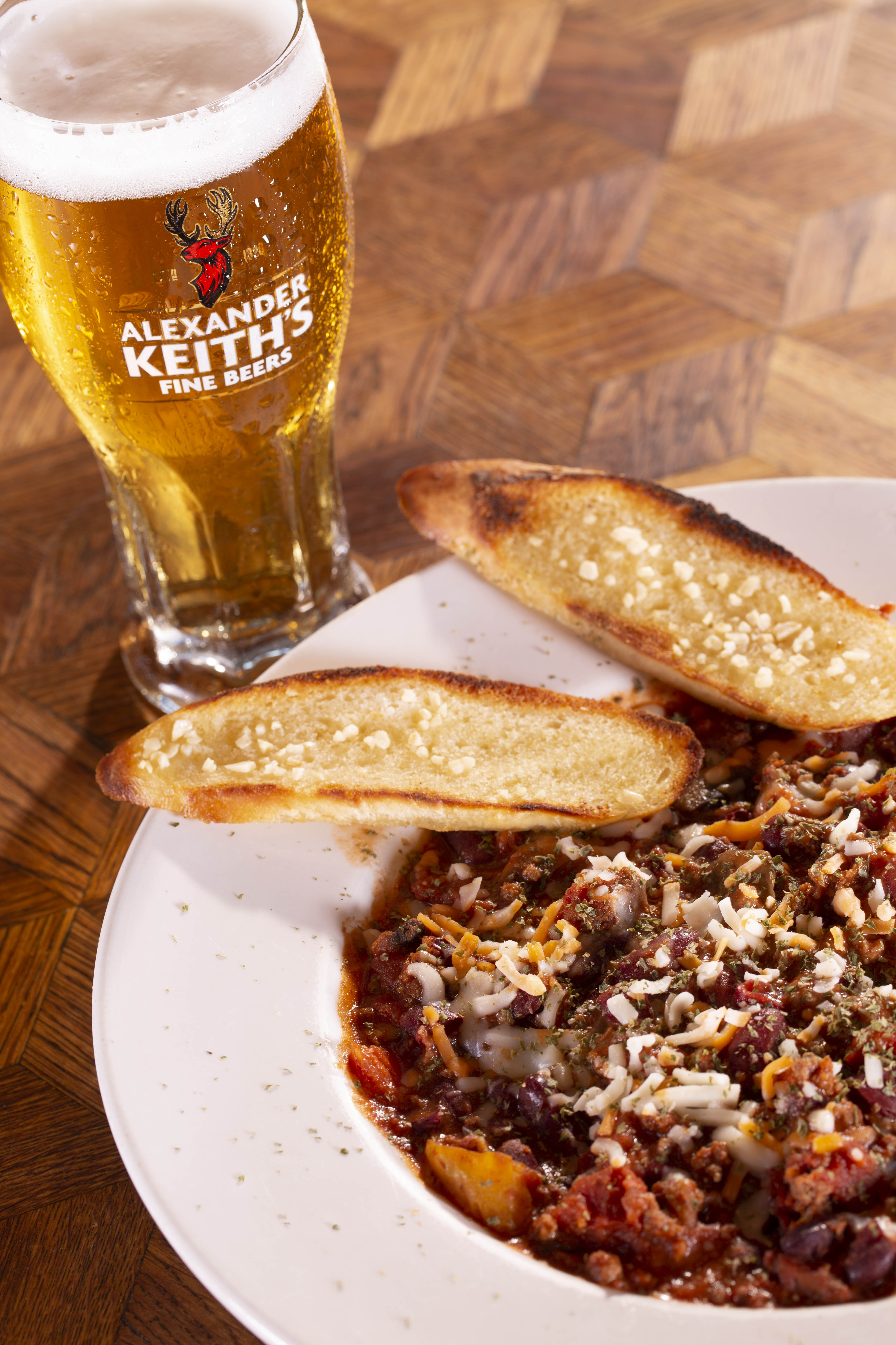 Arranged Food and Objects