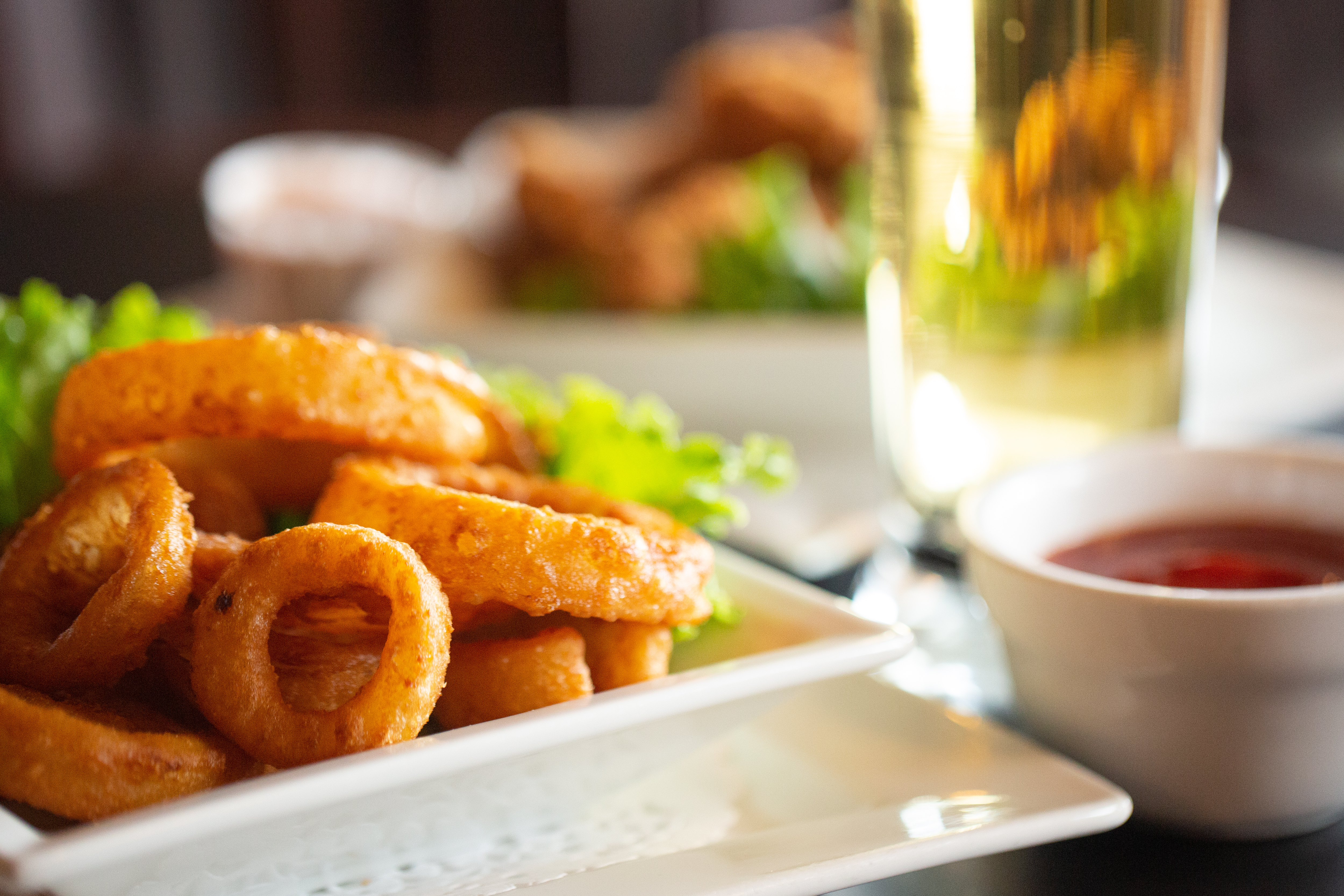 Arranged Food and Objects