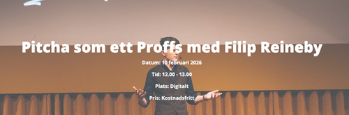 Tydlig pitch är avgörande 