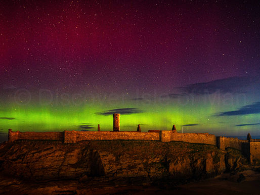 Northern Lights on the Isle of Man - February 2023