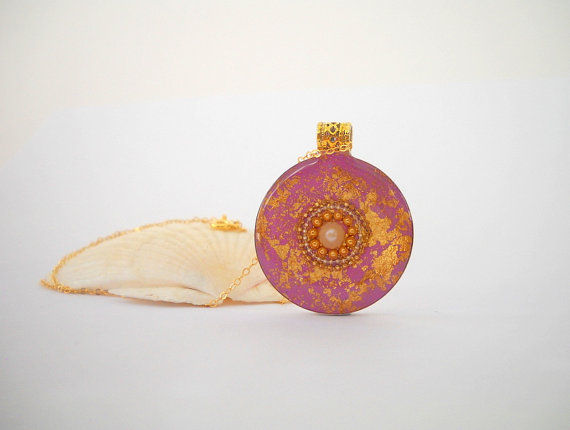 תמונה ממוזערת: Pink pendant