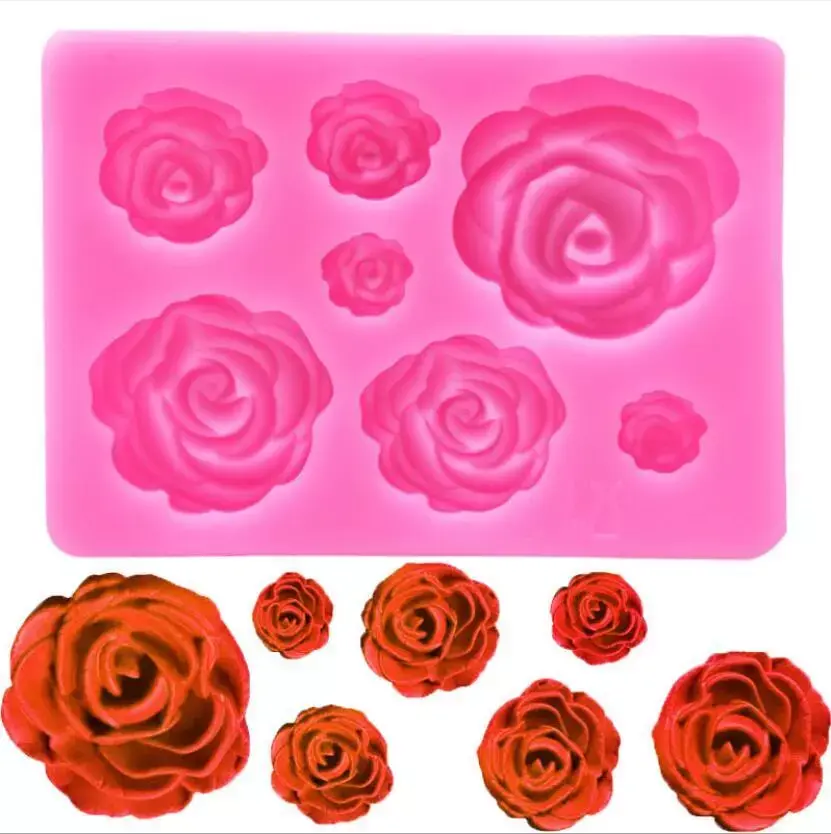 Rose Flower Silicone Mould Clay Soap | Wedding Décor | Confetti | Wedding Venues | Wedding Bouquets