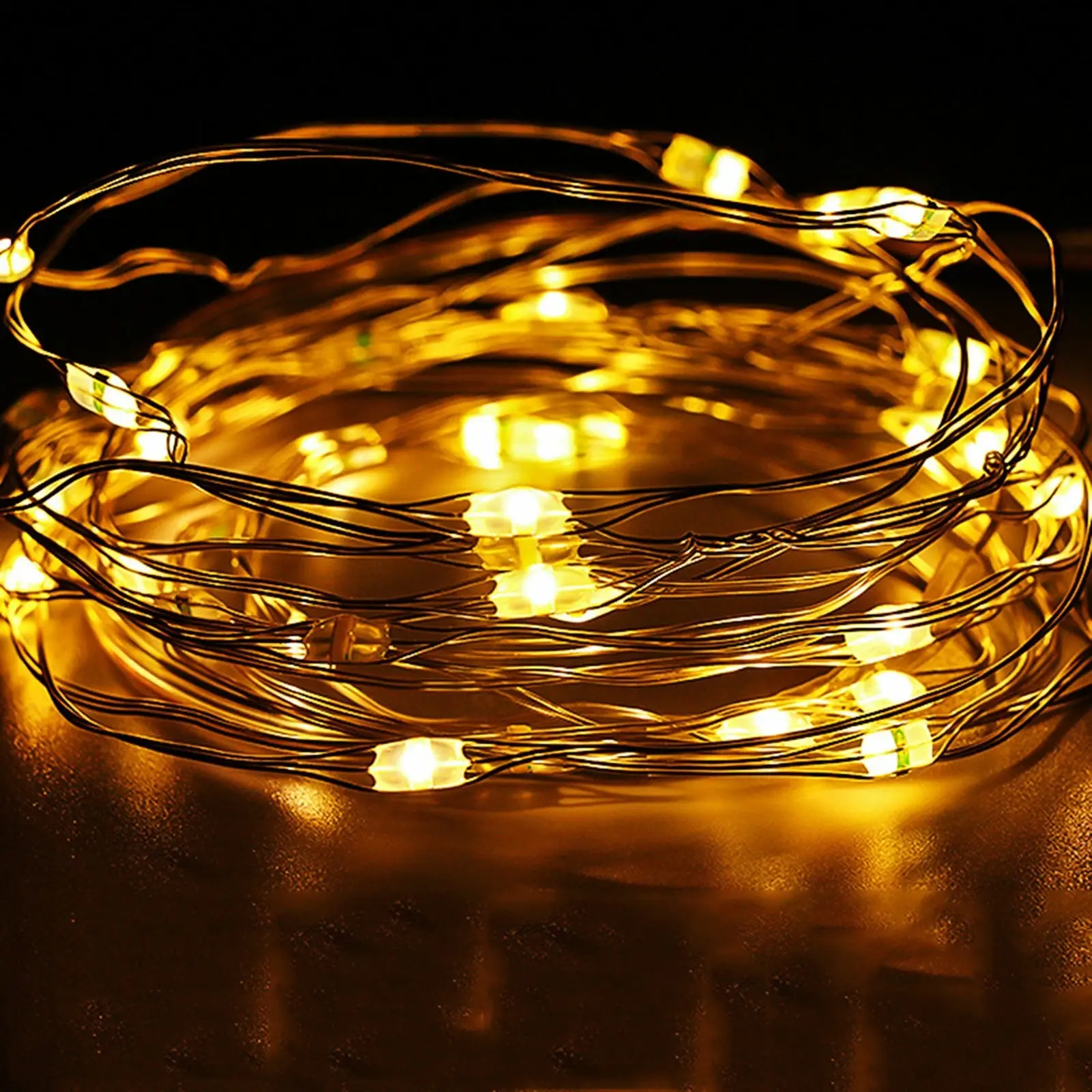 2-4M Battery Powered Copper Silver Wire String | Wedding Décor | Confetti | Wedding Venues | Wedding Bouquets