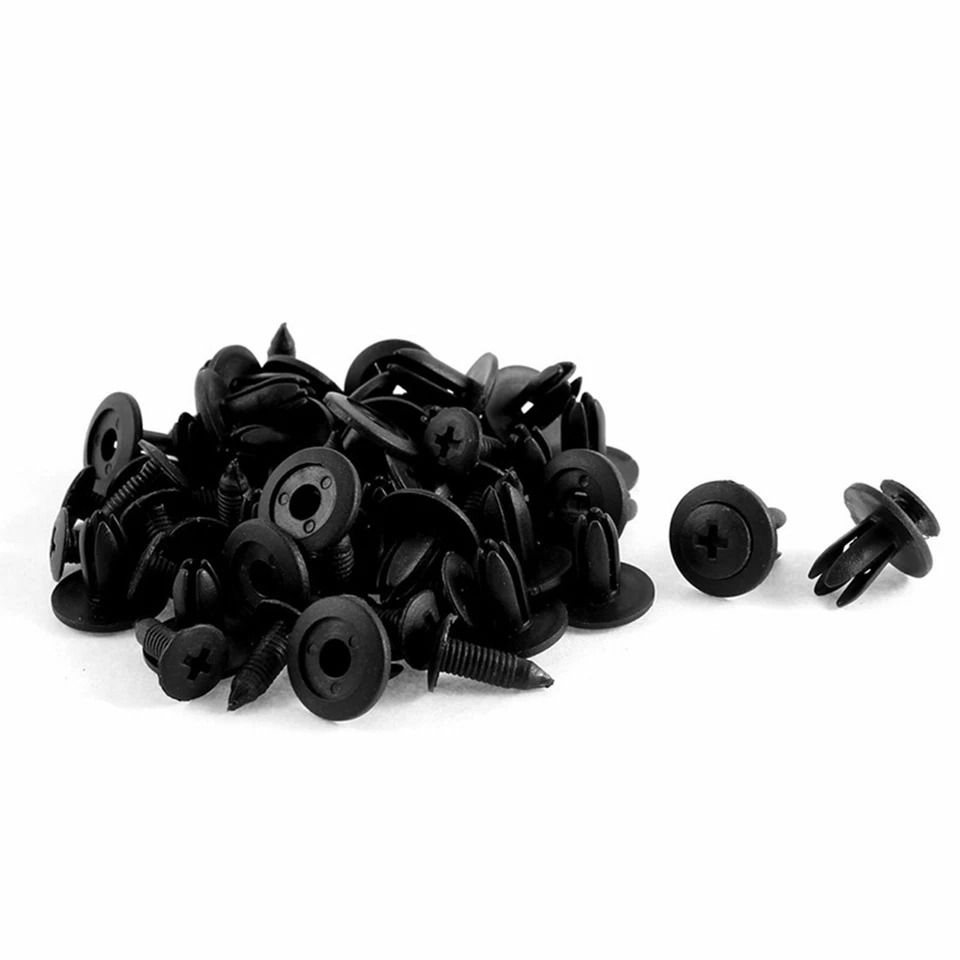 Thumbnail: 190X Car Body Trim Clips Retainer Bumper Rivets Panel Push Plastic Fastener Set