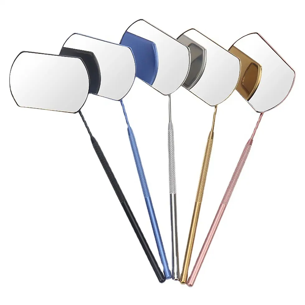 Professional Eyelash Extension Inspection Mirror Makeup Bag | Eyeliner