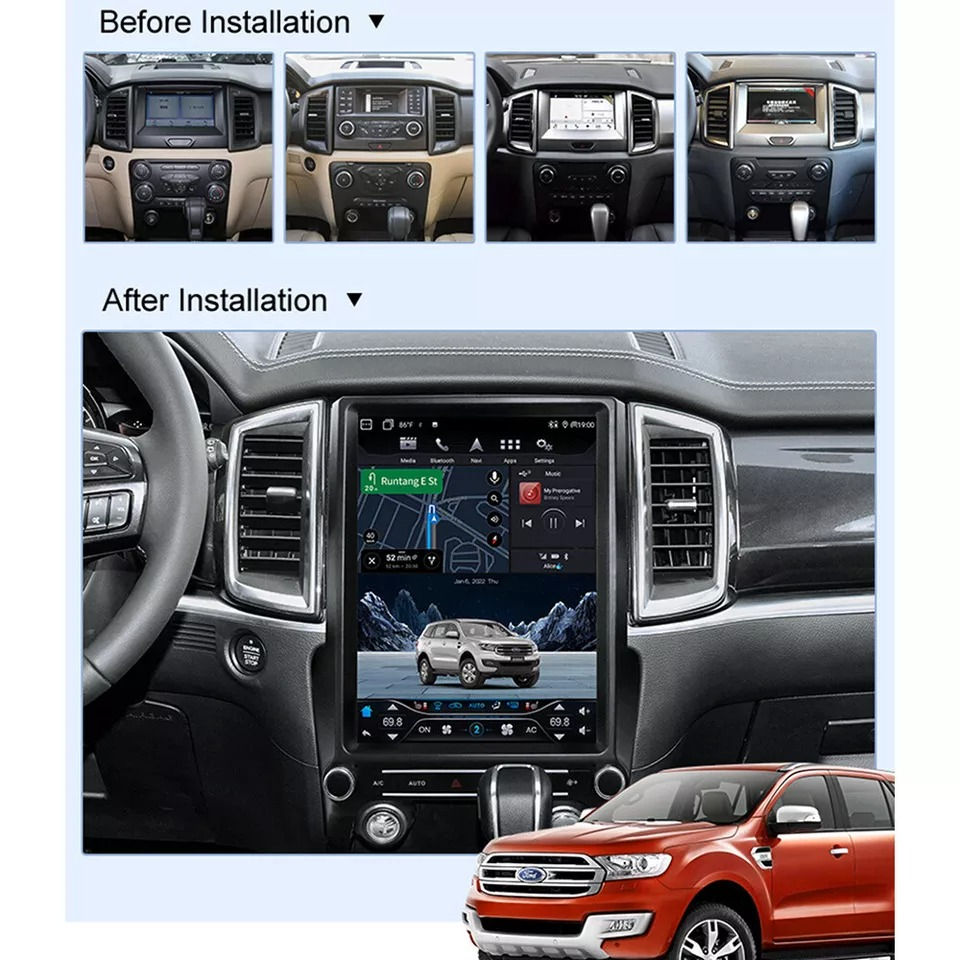 Thumbnail: Android Car Stereo for Ford | Car Led Lights | Car Bin | Car Cup Holder