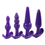 Thumbnail: 4pc Silicone Anal Plug Kit | Sexy shop near me | Male sexy toys