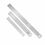 Thumbnail: 3PCS Metal Ruler Stainless Steel Double Sided 15/20/30CM Precision School Office