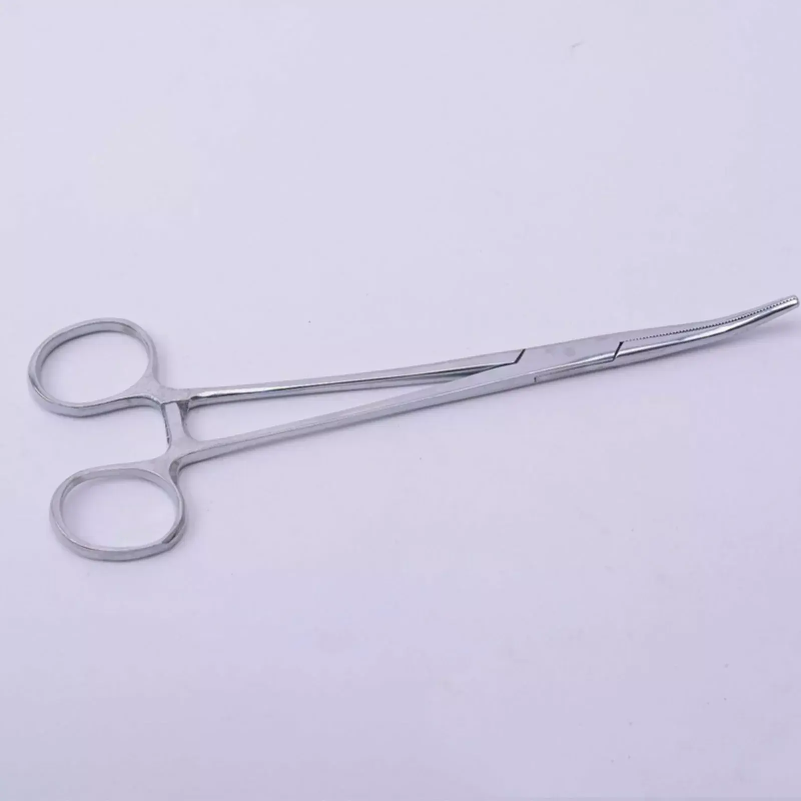 18cm Surgical Tools Elbow Scissors Fishing Hemostat Locking Clamp Curved Forceps