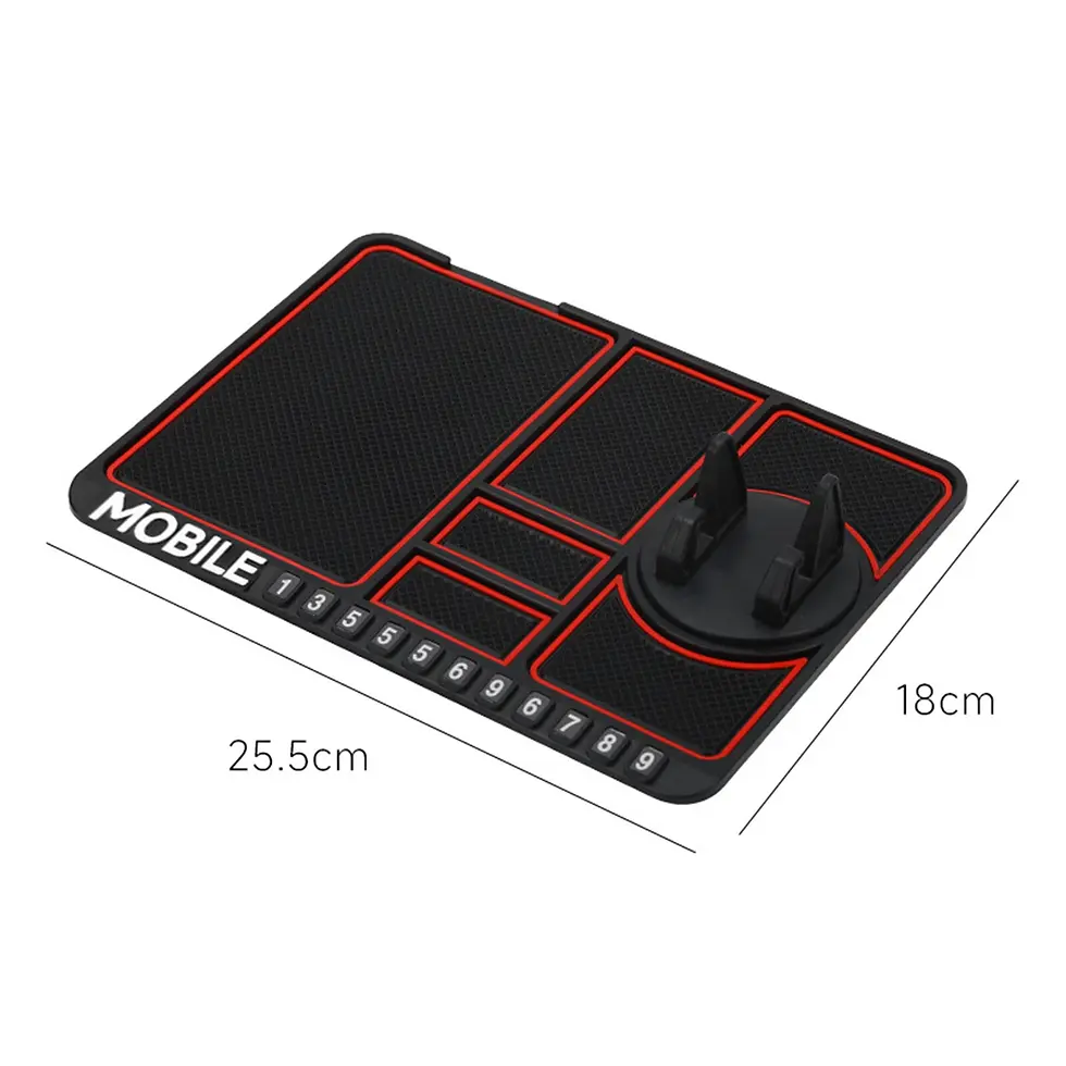 Thumbnail: Non-Slip Dashboard Phone Holder Pad Car Led Lights | Car Bin | Car Cup Holder