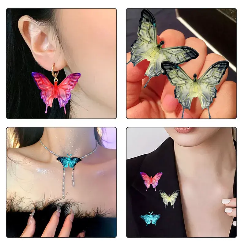 Thumbnail: Butterfly Silicone Resin Mold for Jewelry | Craft Kits | Canvases