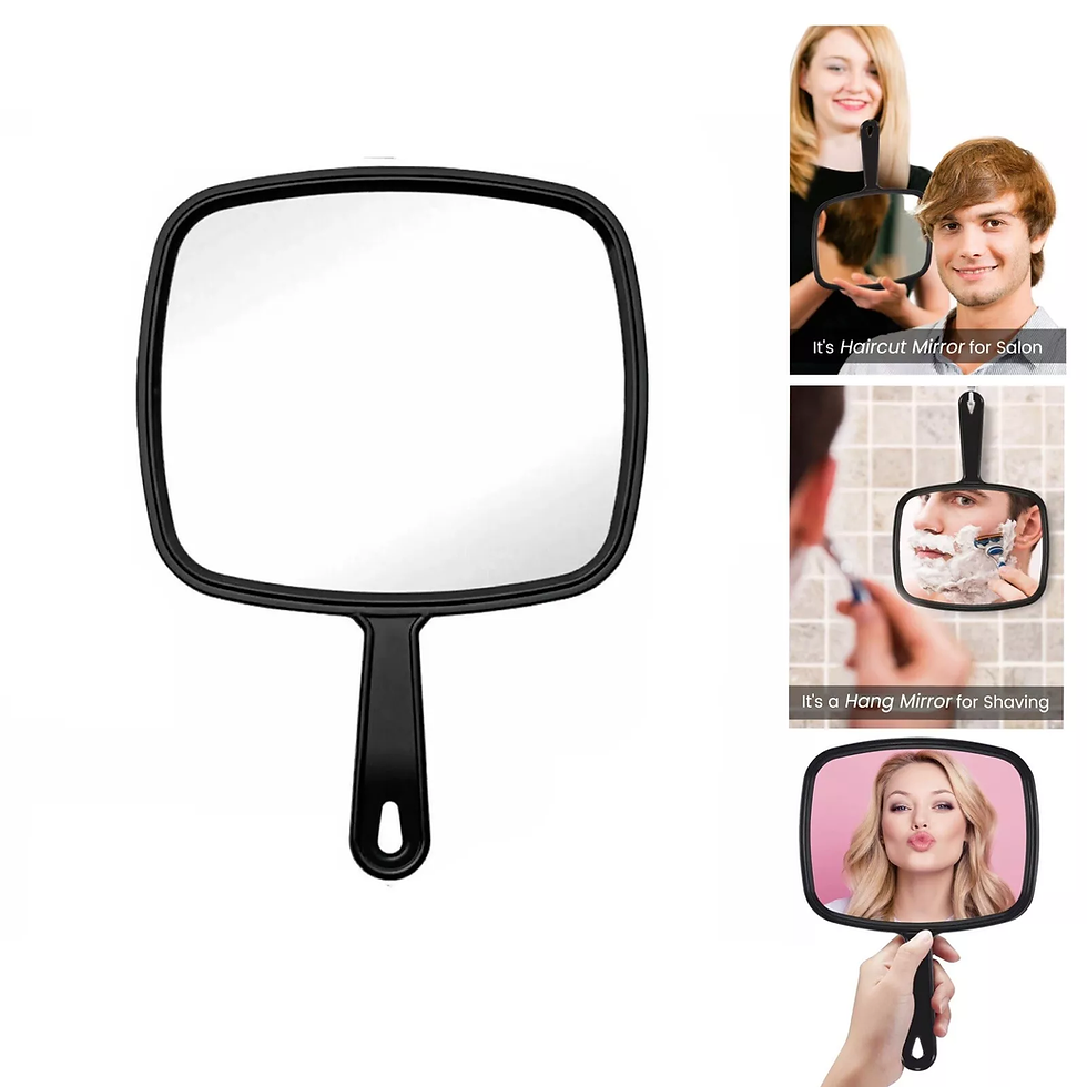 Thumbnail: Handheld Makeup Salon Mirror | Makeup Bag | Eyeliner | Mascara