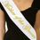 Thumbnail: White Sashes Gold Text Hens Night Party Bridal Bride To Be Bridesmaid Wedding He