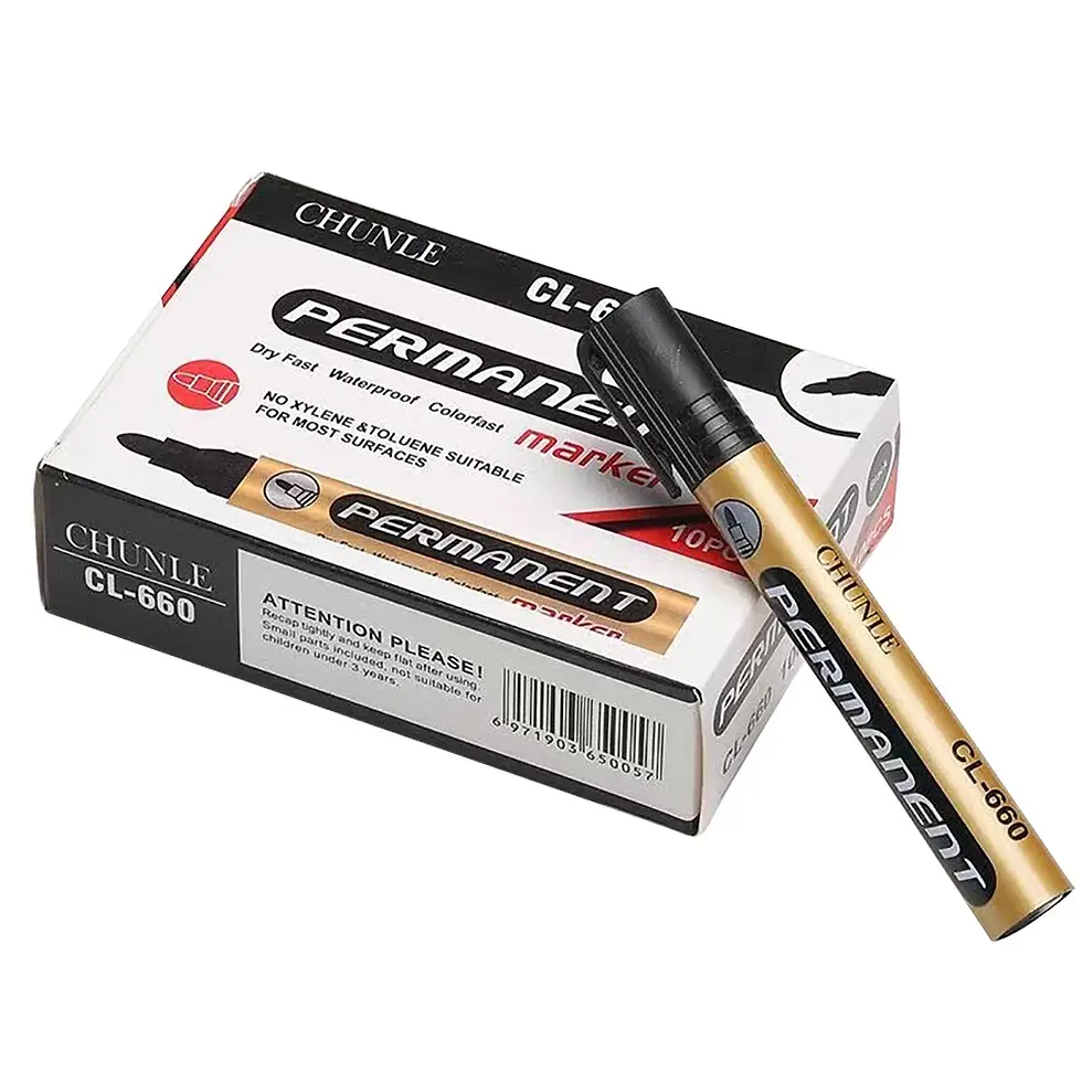 Thumbnail: Black Permanent Marker Pens Set | Desk Organizers | Laptop Backpack