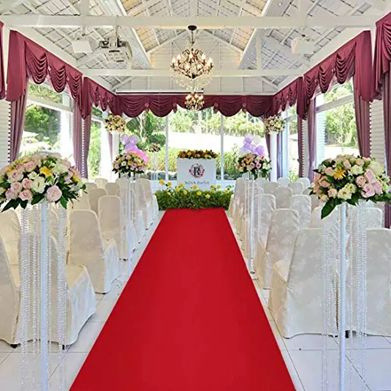 10M Red Carpet Aisle Runner | Wedding Décor | Confetti | Wedding Venues | Wedding Bouquets