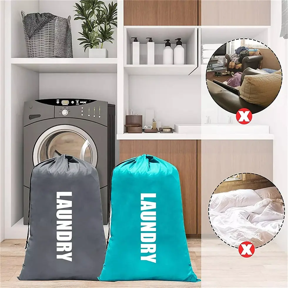 Thumbnail: Large Travel Laundry Drawstring Bag Fashion Bags | Coach Bags | Hand Bags