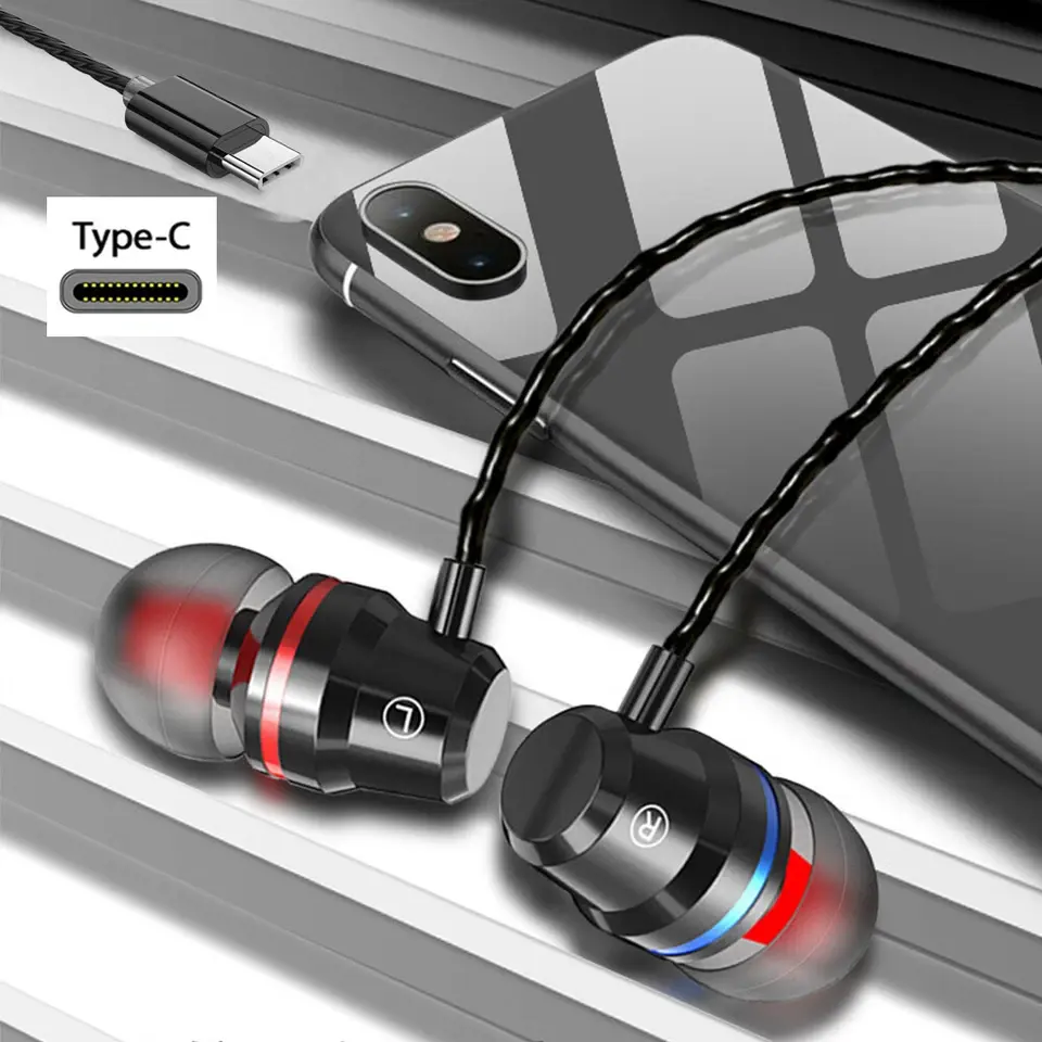 Thumbnail: Type C Wired In Ear Earphones | Audio and Visual equipment | Car Charger