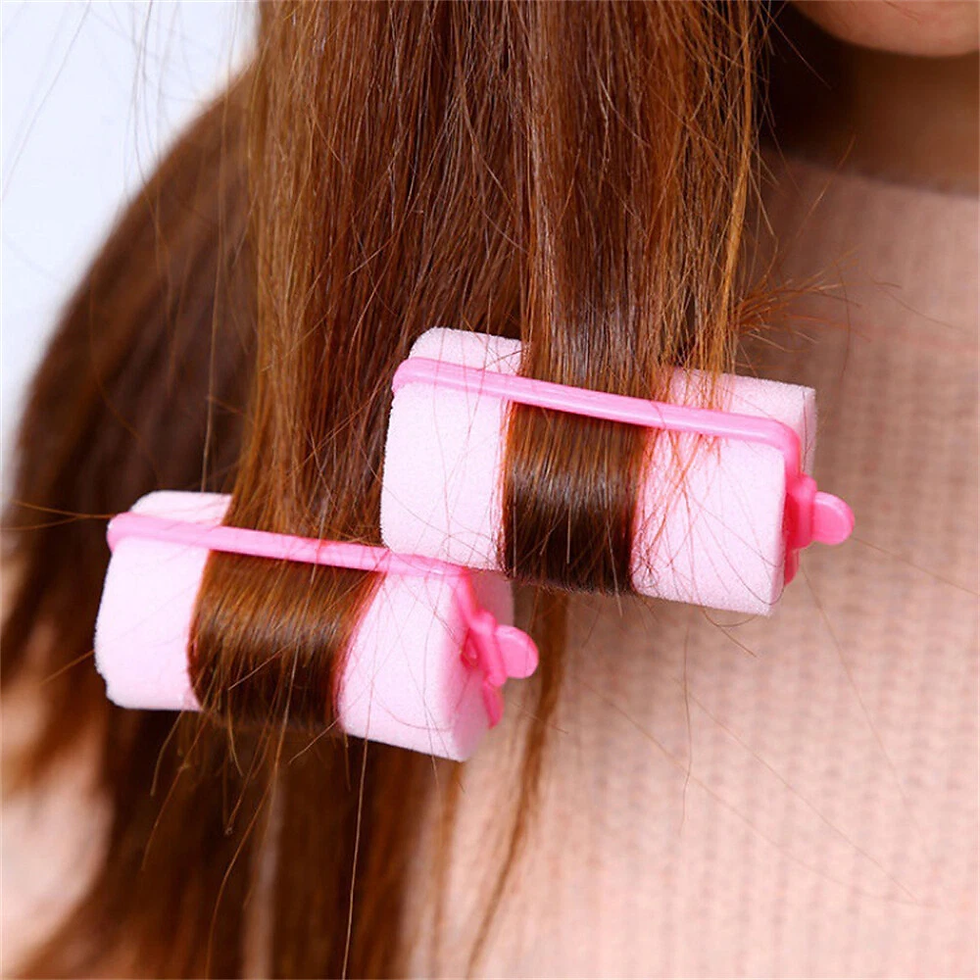 Thumbnail: Hair Styling Roller Heatless Curler | Hairdressing Accessories | Hair Clips