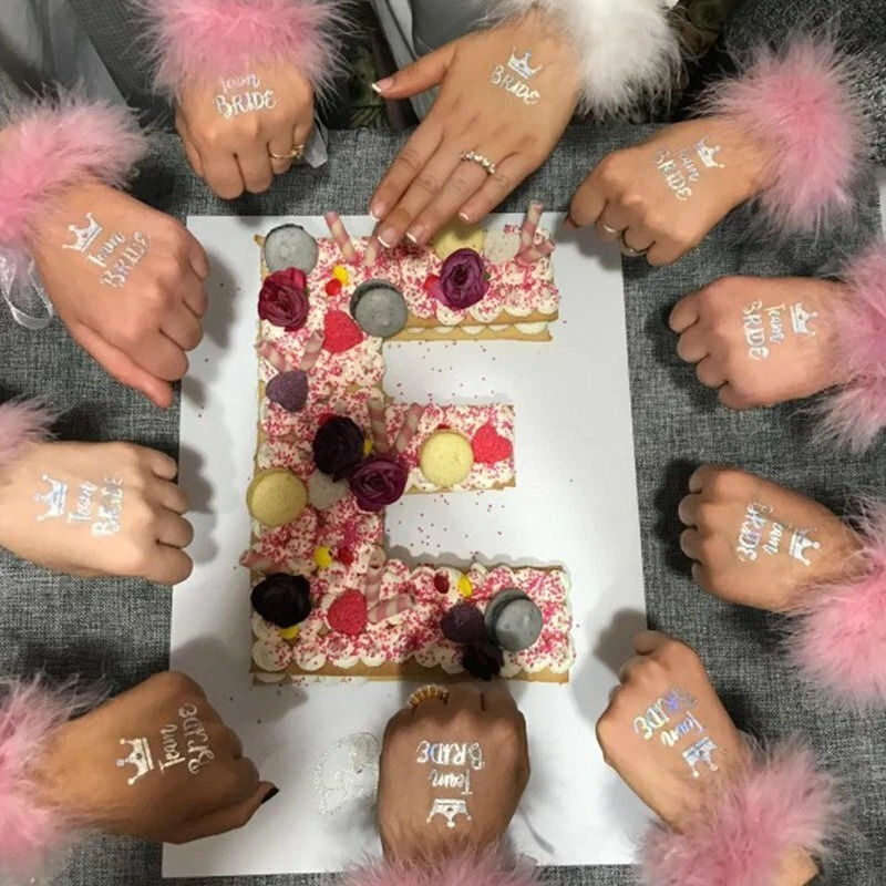 Thumbnail: Laser Hens Party Metallic Tattoos| Photo Booth | Hen Party Ideas|