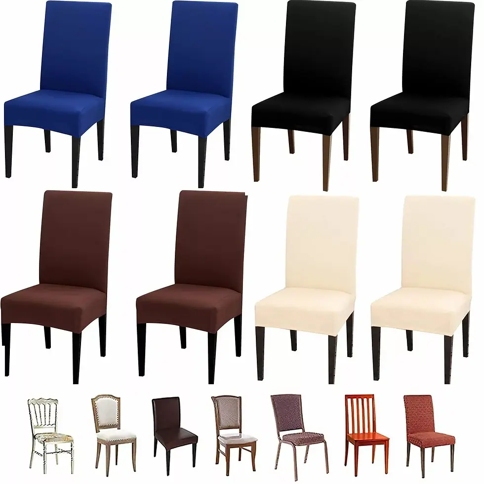 6x Stretch Chair Cover Seat Covers | Wedding Décor | Confetti | Wedding Venues | Wedding Bouquets