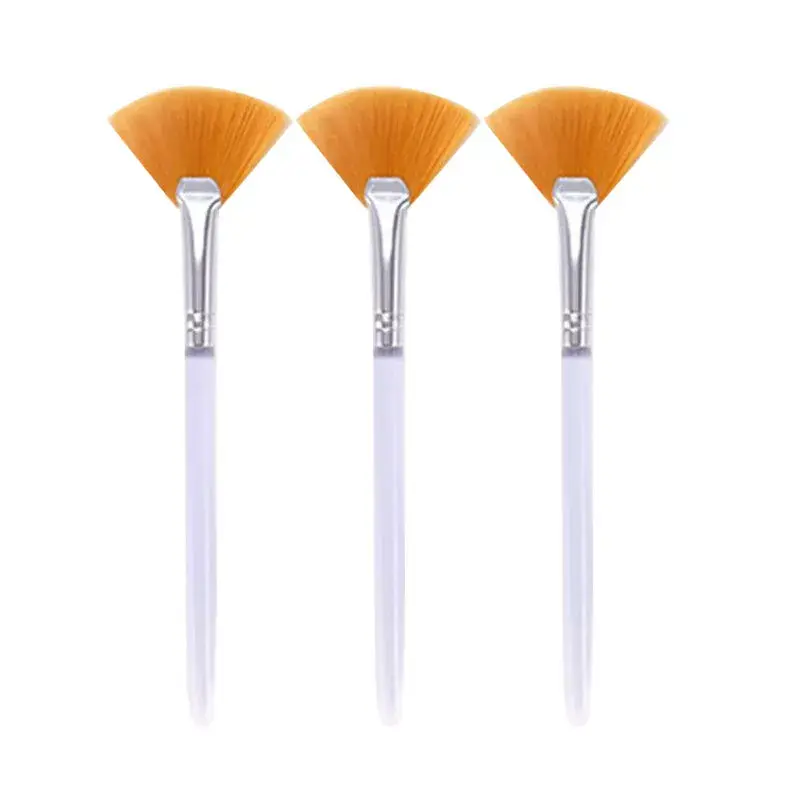 Thumbnail: Women’s Soft Facial Fan Brushes Makeup Bag | Eyeliner | Mascara
