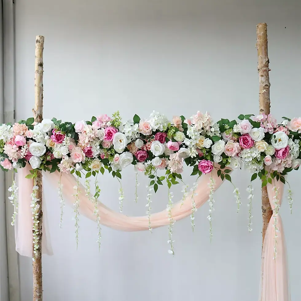 1M Artificial Flower Runner | Wedding Décor | Confetti | Wedding Venues | Wedding Bouquets