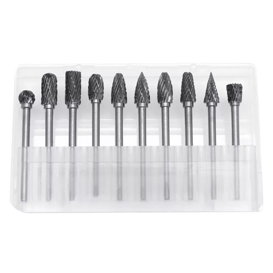 Thumbnail: Tungsten Carbide Rotary Burr Set with Case Tools | Socket Set | Clamps | Tool Kit