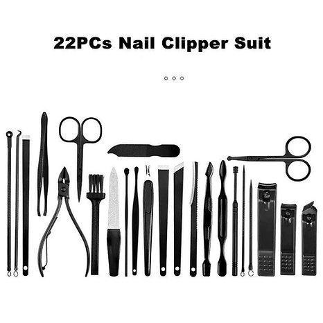 Stainless Steel Manicure Pedicure Set Tools | Socket Set | Clamps | Tool Kit