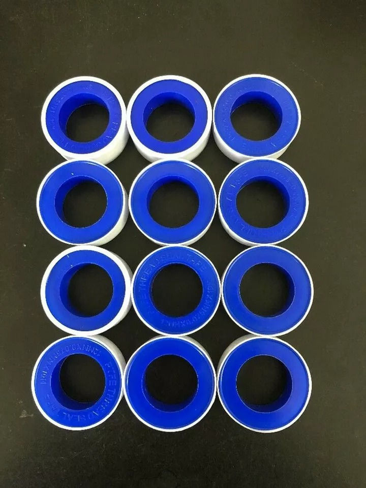 Thumbnail: 12pcs Water Tape 12mmx0.075mmx10m White Thread PTFE plumbing Sealing Water Tapes