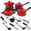 Thumbnail: 13Pcs Kids Play Kitchen Food Toys Cooking Utensils Pots Pans Accessories Set