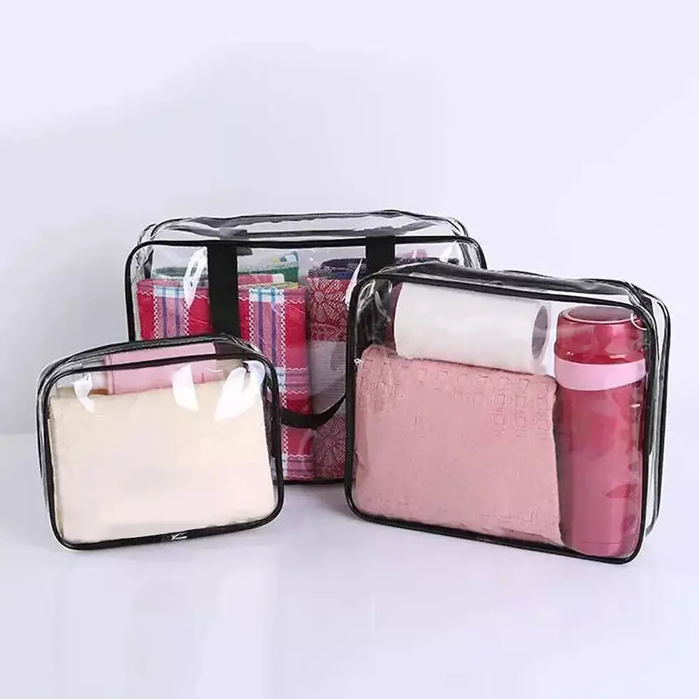 Clear Travel Toiletry Bag Set | Fashion Bags | Coach Bags | Hand Bags