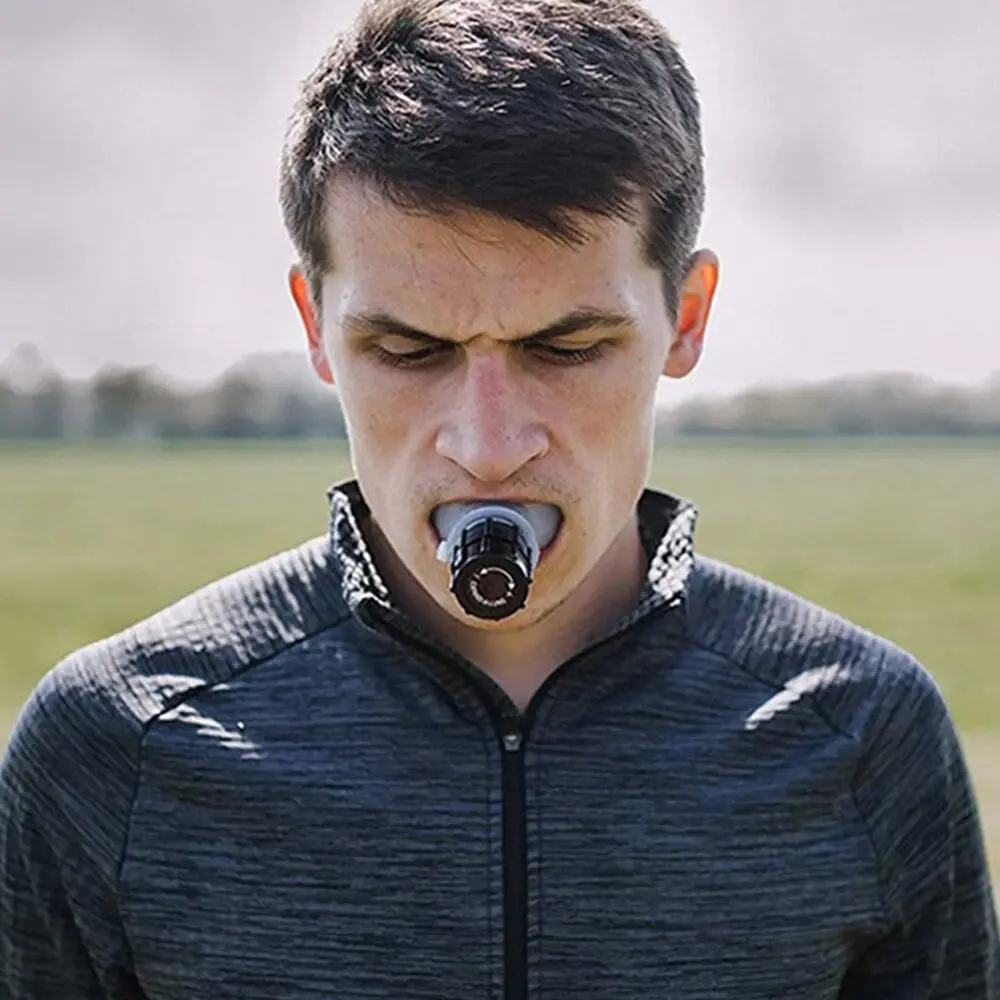 Breathing Exercise for Lungs Portable Breath Fitness Trainer Exerciser Device AU