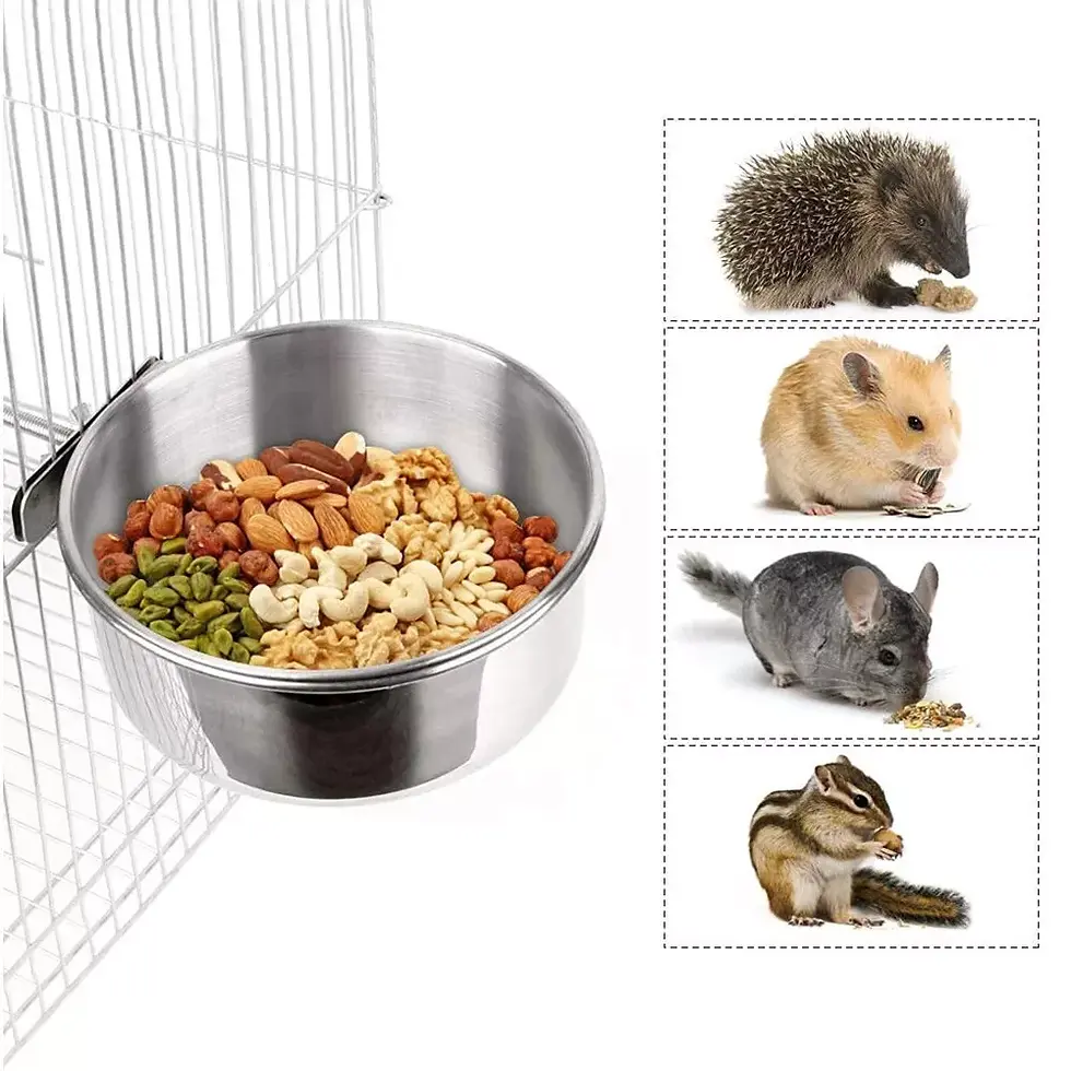 Thumbnail: Parrot Stainless Steel Cage Bowls | Pet Products | Dog Clippers