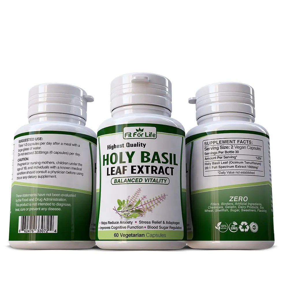 Holy Basil Pills. Herbal supplements for anxiety. Holy Basil Pills| Herbal supplements for anxiety Holy Basil HerbMy Seeds Bu