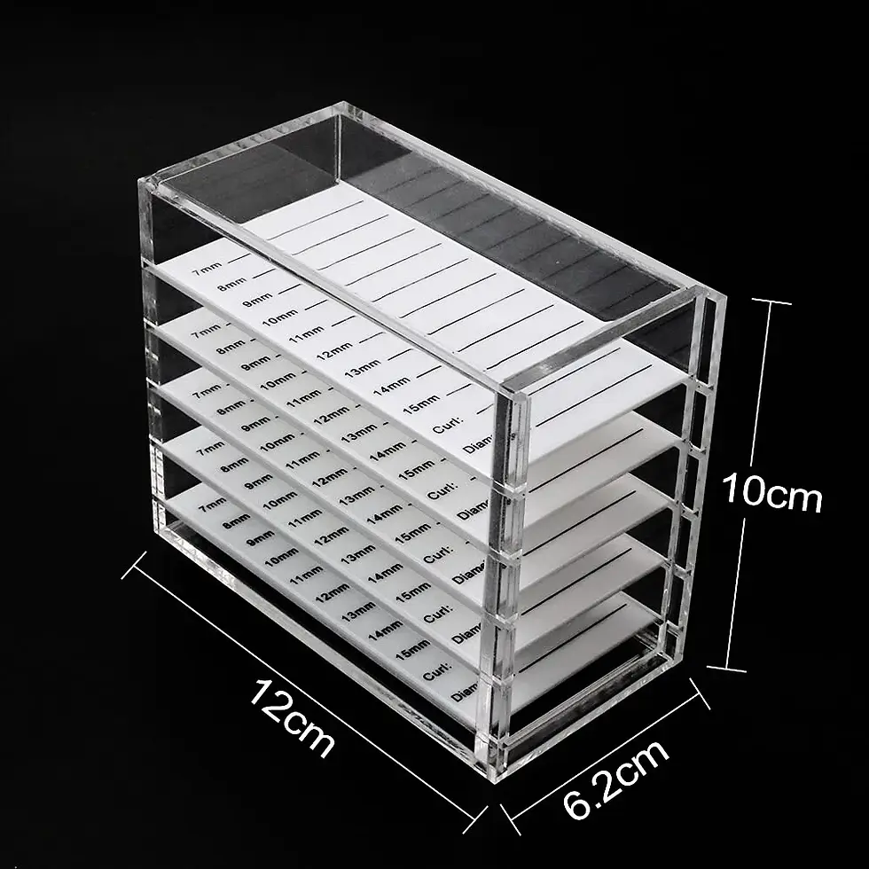 5 layers lash storage organizer box display holder for eyelash extensions NEW