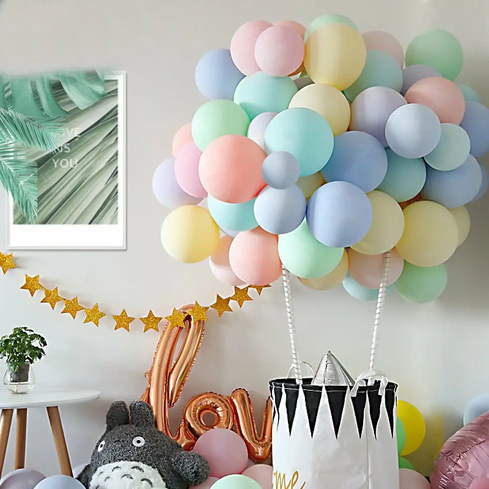 100PCS 12cm Macaron Balloons | Wedding Décor | Confetti | Wedding Venues | Wedding Bouquets