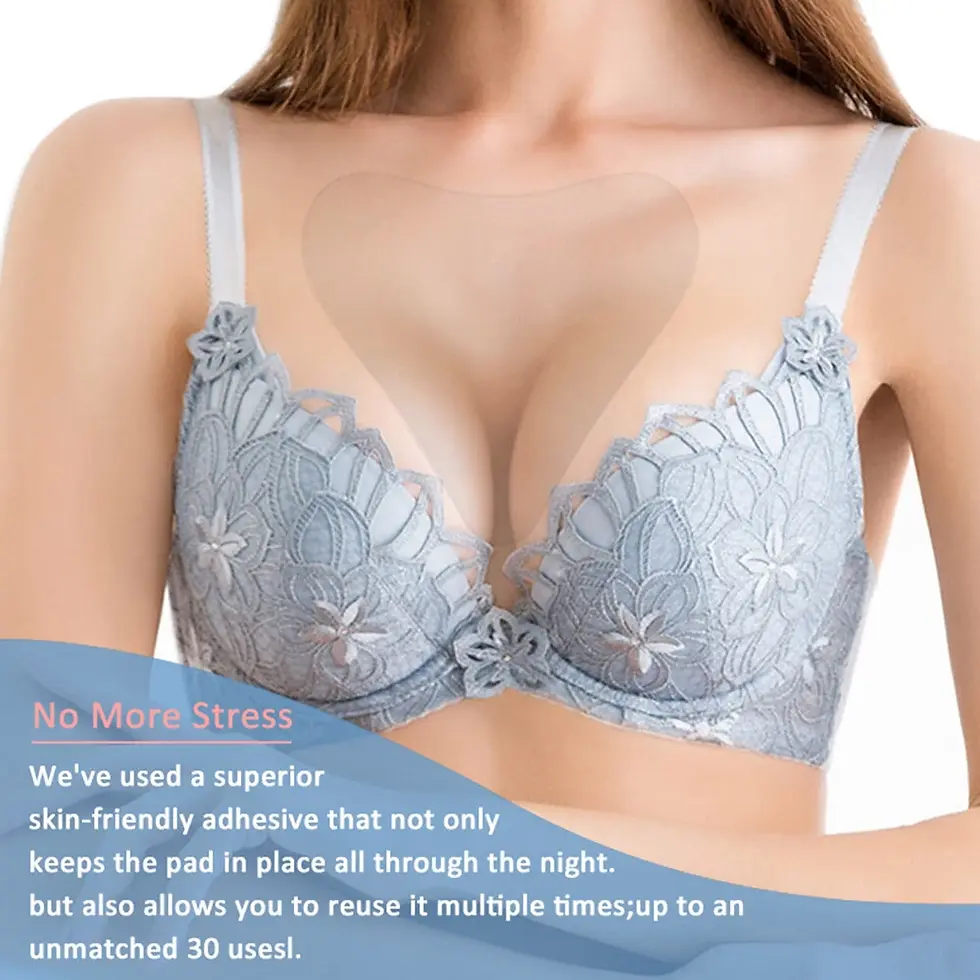 Thumbnail: Reusable Silicone Chest Pads | Gym Gear women | Yoga near me | Yoga Mat