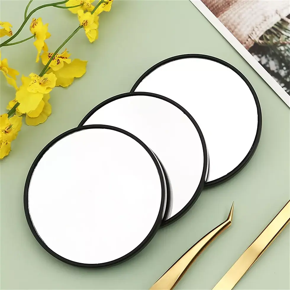 Thumbnail: Magnifying Suction Makeup Mirror Set | Makeup Bag | Eyeliner | Mascara