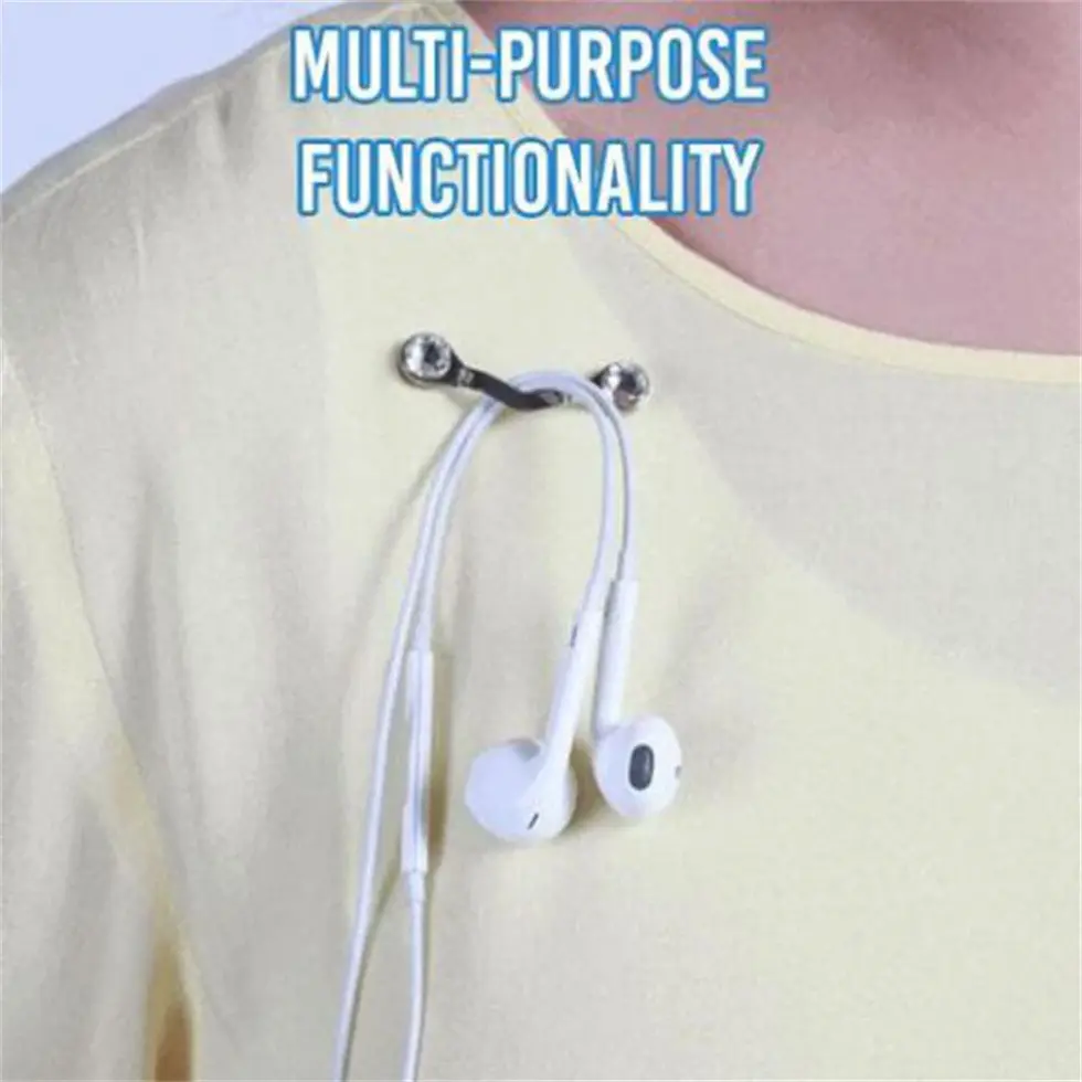Thumbnail: Magnetic Eye Glass Holder Spectacle Sunglasses Clip Badge Hang Magnet Hook Shirt