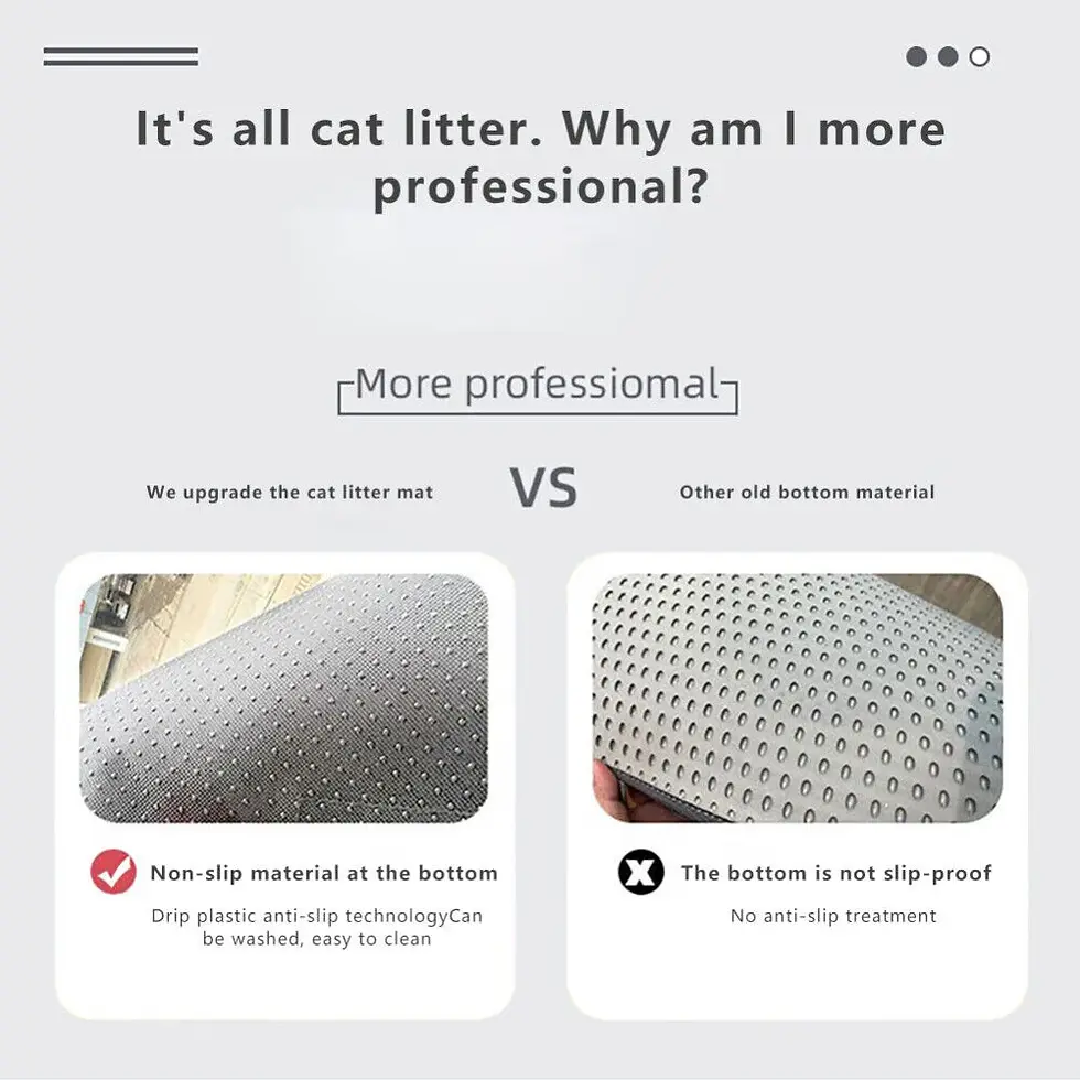 Thumbnail: Waterproof Double-Layer Cat Litter Mat Cat House | Cat Collar | Cat Tree