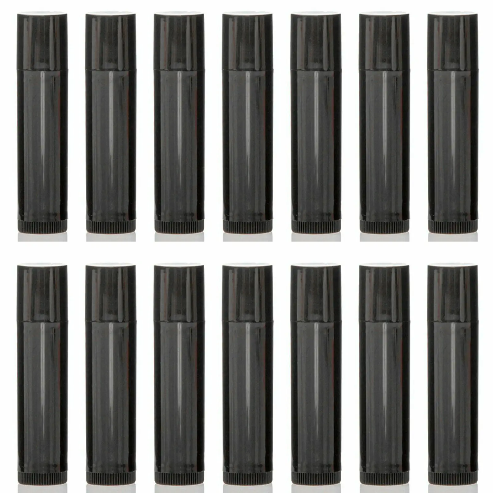 Black & Transparent 5g Lip Balm Tubes Makeup Bag | Eyeliner | Mascara