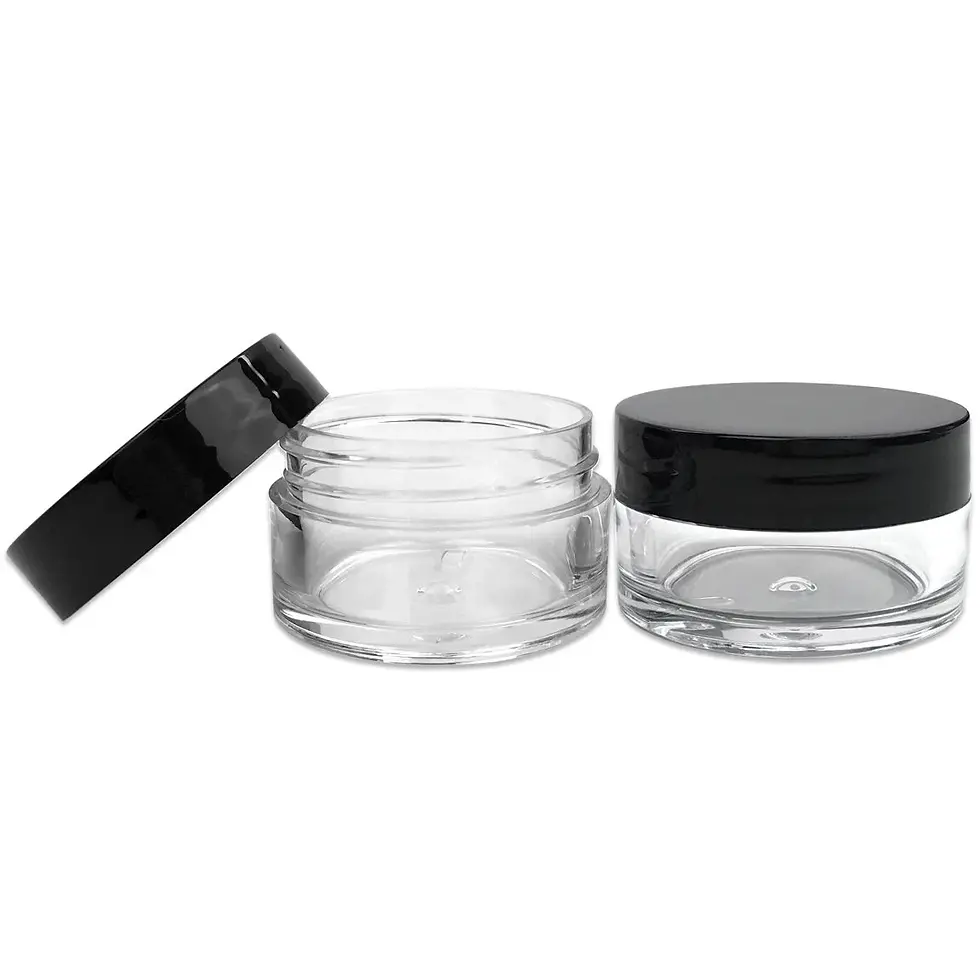 Thumbnail: Cosmetic Sample Jars for Cream & Lip Balm Makeup Bag | Eyeliner | Mascara