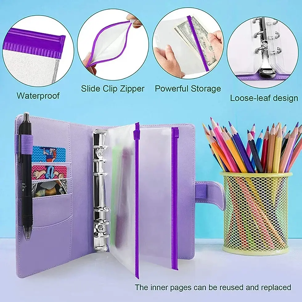Thumbnail: PU Leather Binder Cover | Desk Organizers | Laptop Backpack