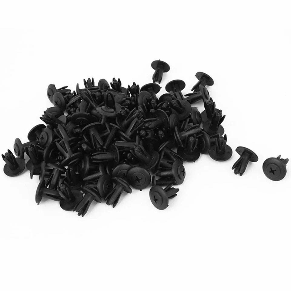 Thumbnail: 190X Car Body Trim Clips Retainer Bumper Rivets Panel Push Plastic Fastener Set