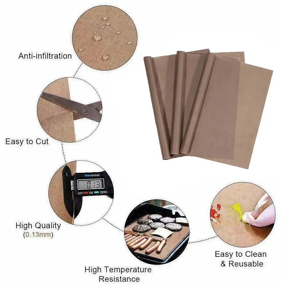 Thumbnail: Non Stick Heat Transfer Sheets | Baking Supplies | Stainless Steel Bakeware