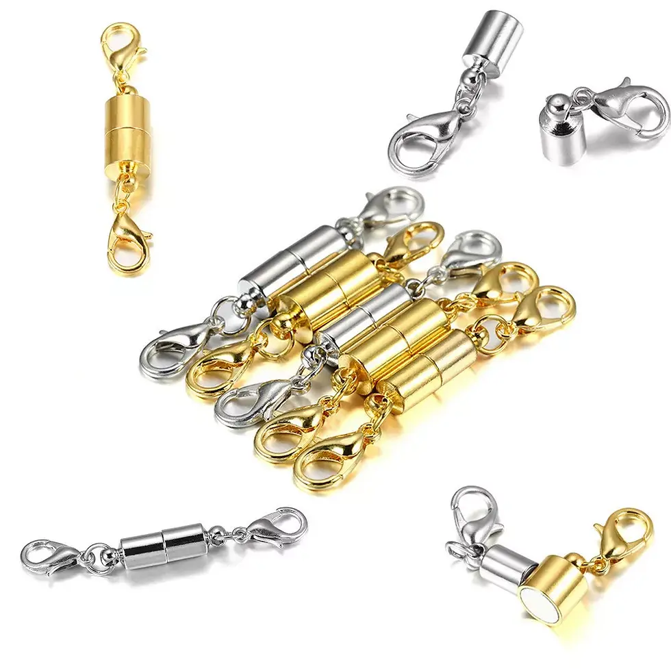 Thumbnail: Magnetic Lobster Clasp Connector Jewellery Box | Gold Bangle | Gold Ring