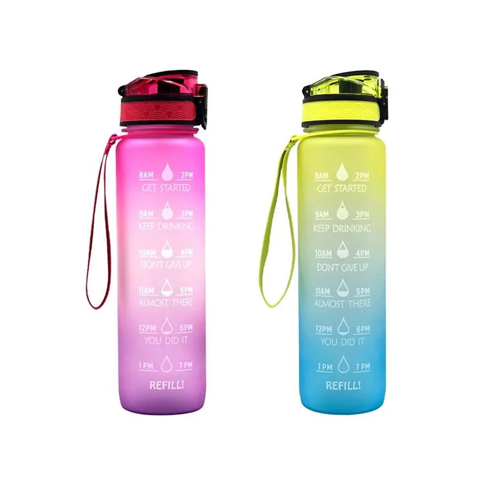 Thumbnail: Motivational Water Bottle | Sports Goods Online | Yoga Mat| Resistance Bands
