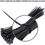 Thumbnail: Cable Ties Zip Ties Nylon Stabilised 100Pcs Bulk Black Cable Tie 7.6X450MM AUS