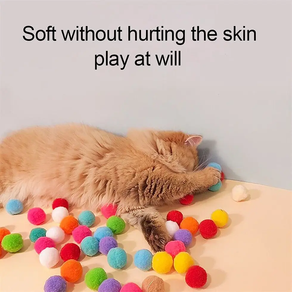 Thumbnail: Cat Ball Gun Toy with Plush Pom Poms | Pet Products | Dog Clippers